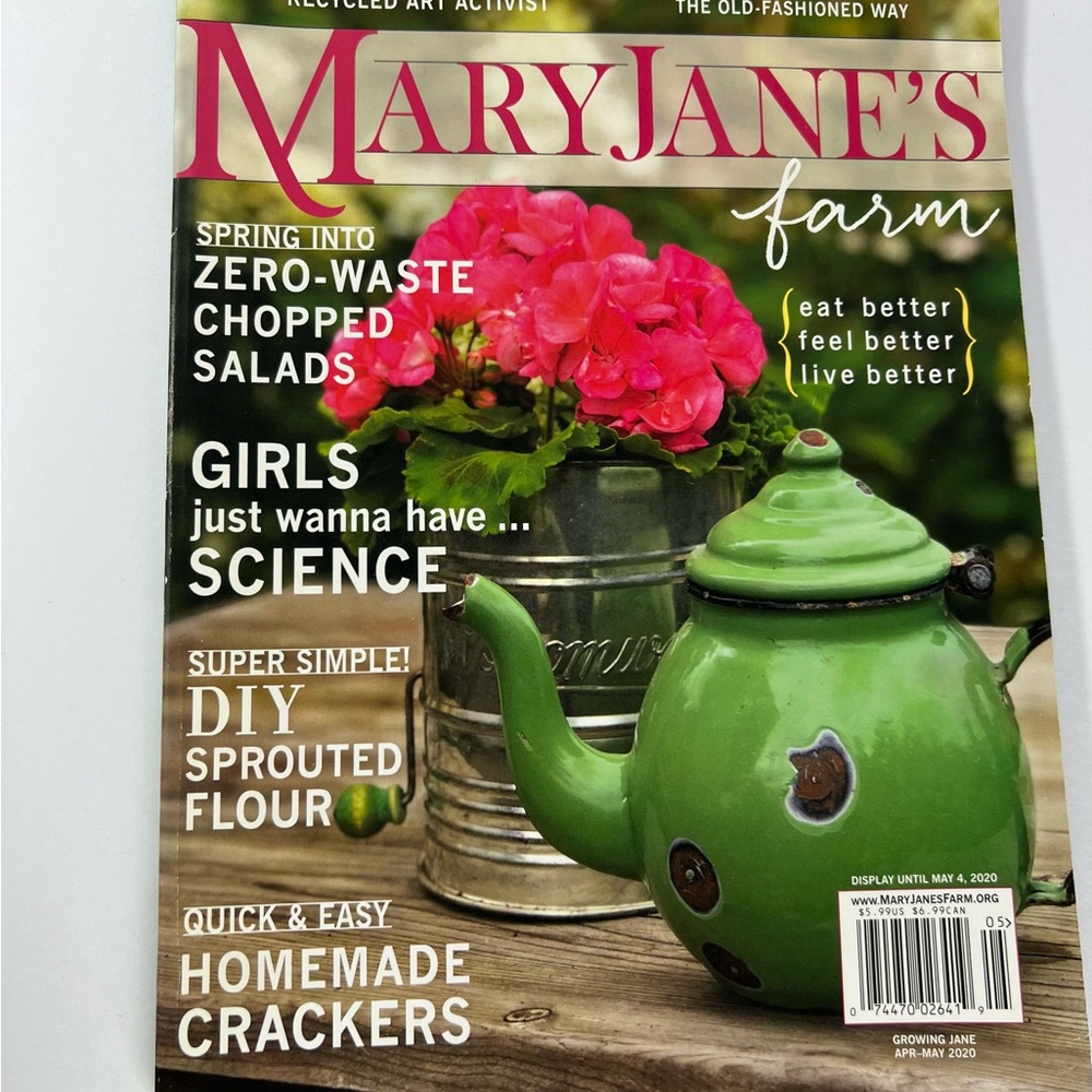 Garden magazines set of four back issues Cottagecore Farm flower Summer reading - Picture 6 of 7